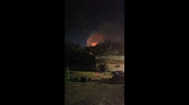 Intense fire at Marck Industries continues burning through the night