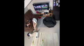 Funny charger mishap ends with cord getting cut in Jakarta, Indonesia