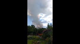 Wildfire breaks out in the Highlands again. This was just a mile away from my home.