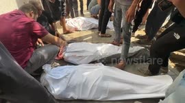 Israeli attacks target displaced civilians in Gaza, causing multiple casualties