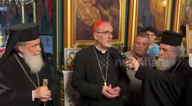 Church leaders visit Gaza after Israeli strike on Holy Family Church (2)