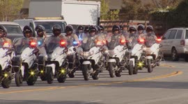 US, Bakersfield: East Los Angeles Procession for Fallen LA County Sheriffs Deputies Part 2