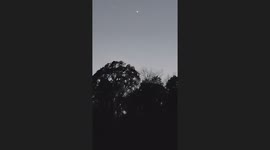 orb and mysterious activity in evening sky's of old for north carolina