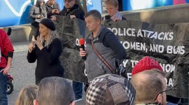 Protest for changes to mental health emergency involvement of police, Sydney, Australia