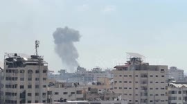 Israeli strikes aim to displace Gazans