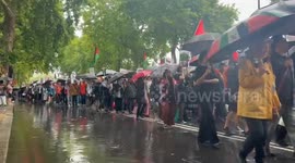 UK: Thousands join 28th National March for Palestine in London to demand end to Israeli genocide in Gaza