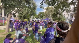 A meets unions workers request rise salary