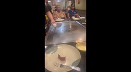 Grandmother's unimpressed hibachi reaction racks up 9m views
