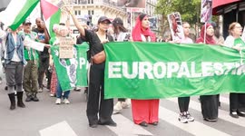France: Hundreds of protesters march in Paris against Israeli strikes on Gaza