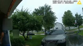 Lightning Strikes Near Officer, Resident During Service Call