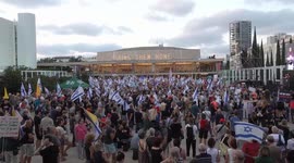 Israel: Anti-gov’t demonstration held in Tel Aviv
