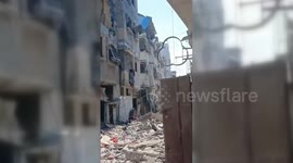 Israeli Bombardment Leaves Al-Zaytoun In Ruins