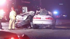 US, Los Angeles: Victorville Double Fatal Crash