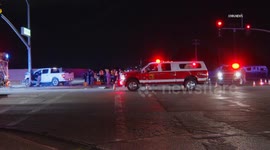 US, Phoenix: Peoria Northern Avenue Rollover Collision