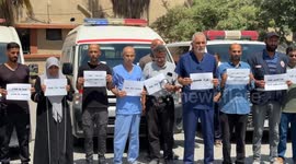 Ambulances sound sirens across Gaza as Palestinians starve under Israeli siege