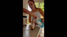 Woman's gentle parenting approach to clumsy toddler knocking over coffee divides viewers