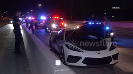 US, Phoenix: Chandler Corvette Driver Arrested After DPS Pursuit