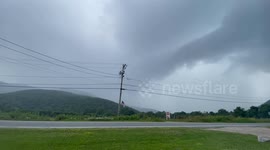 Thunder and lighting on 346 at a ball field in Southern Vermont