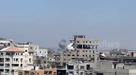 Israeli airstrikes hit northern, eastern Gaza neighborhoods