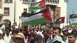 Morocco: Thousands rally in Morocco against Gaza genocide, Israeli attacks