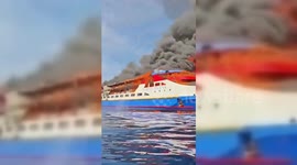 Indonesia: Ferry Fire Forces Passengers Into the Water