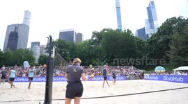 US: Association of Volleyball Professionals week Six played at Central Park
