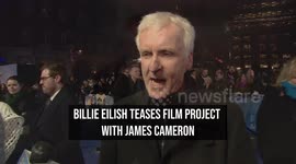Billie Eilish teases film project with James Cameron