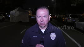 US, Los Angeles: Sylmar LAPD Investigates Deadly Hit-and-Run With Sound On Tape Part 2