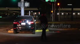 US, Phoenix: Phoenix Suspect Crashes Car After Fleeing Traffic Stop