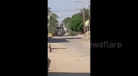 The Israeli army is conducting a ground operation in the city of Deir al-Balah in Gaza