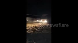 Syria: Arrival of buses accompanied by the Syrian Red Crescent to enter the city of Suwayda in preparation for evacuating Bedouin families from within the city