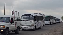 Syria: The footage shows Bedouin families stranded in the city of Sweida being transported toward Daraa