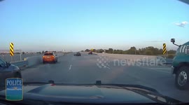 US: Dashcam Captures Wild High-Speed Chase Crossing State Lines In Wisconsin And Illinois