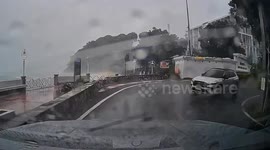 Transformers explode as storm hits Thai island Phuket