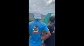 Stranded elephant rescued from reservoir in southern Thailand