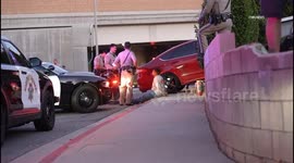 US, Los Angeles: Encino DUI Suspect Crashes Through Wall After Pursuit