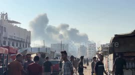 Israel hits Khan Younis in southern Gaza