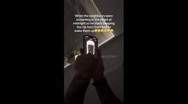 Midnight shouting sparks 8AM car horn revenge, hilarious video hits 2M views