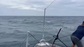 Navy saves four fishermen from capsized boat in the Philippines