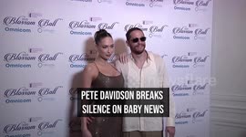 Pete Davidson breaks silence on baby news