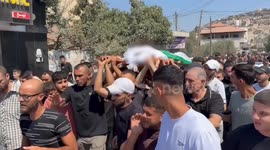 Palestinians bid farewell to teen killed by Israeli forces in West Bank
