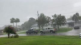 US: Powerful Thunderstorm Rolls Through Port St. Lucie