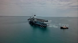 Australia: HMS Prince Of Wales Makes Historic Visit To Australia’s Darwin Harbour