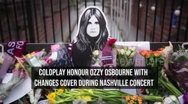 Coldplay honour Ozzy Osbourne with Changes cover during Nashville concert