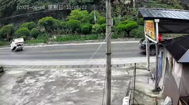 Terrifying moment child is thrown out of car window during dramatic crash in China