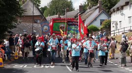 The Tolpuddle Martyrs Trade Union Rally Held Every Year In Dorset July 2025