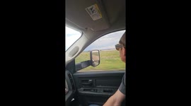 Semi-Truck Spotted Tearing Down Dirt Road