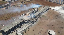 Syria: Arms depot explosions in northern Syria kill at least 5, injure 63