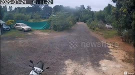 CCTV captures Cambodian rocket hitting territory in Thailand as 12 civilians are killed
