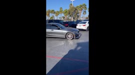 Woman Tries to Lay Claim to Parking Spot